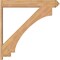 Ekena Millwork Imperial Arts & Crafts Smooth Outlooker, Western Red Cedar, 7 1/2"W x 48"D x 48"H OUT08X48X48IMP03SWR - alternate 3